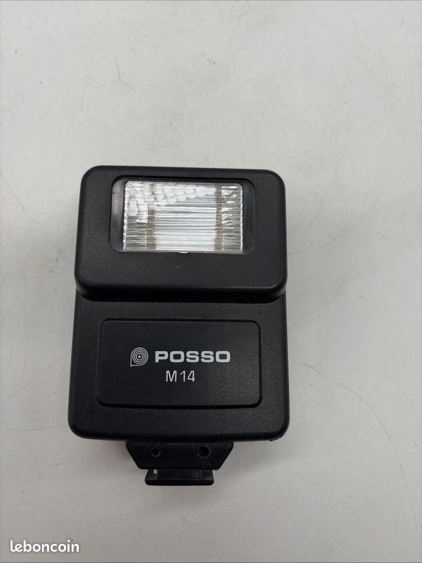 Flash Posso M14 Vintage Fonctionnel Boîte Photo Argentique Rétro 🖤 (image 3)