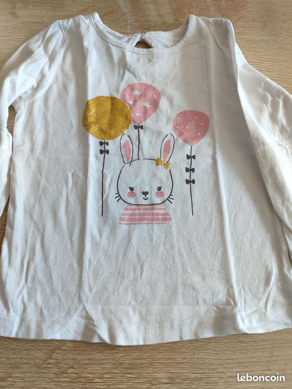 Tee shirt fille Pat & Ripaton 18 mois (image 4)