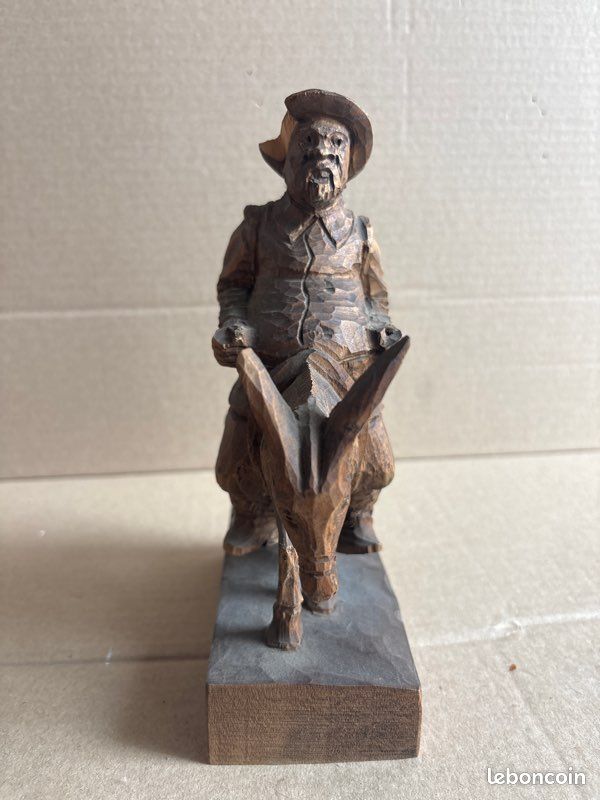 Figurine de Don Quichotte et Sancho Panza - Sculpture