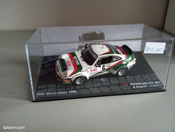 Miniature Porsche 911 SC Rallye D'Antibes 1982 - Échelle 1/43 - RACING43 - Occasion