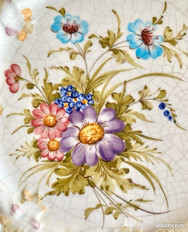 Assiette décorative céramique Vintage (image 3)