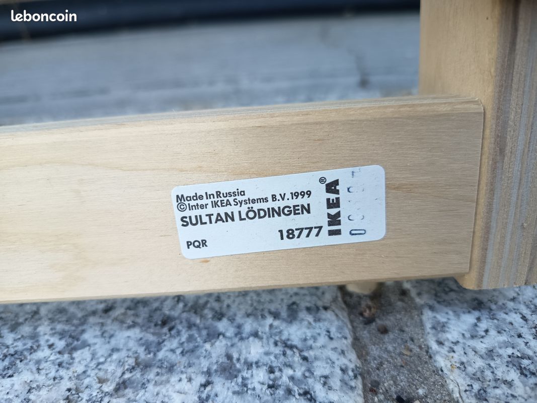 2 sommiers à lattes IKEA SULTAN LÖDINGEN – 80 x 200 cm (image 2)