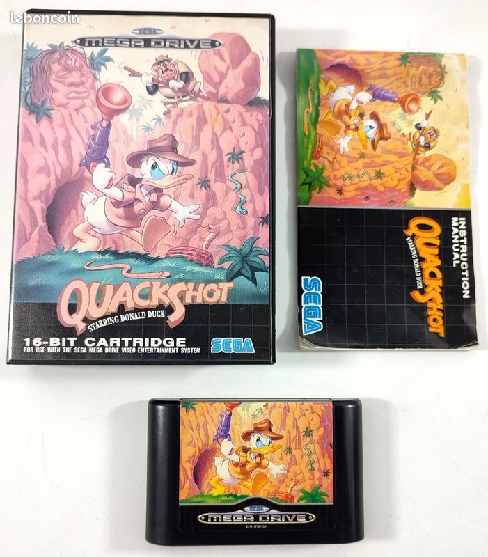 Jeu Vidéo QuackShot Starring Donald Duck - Version Japonaise NTSC-J Pour Sega Megadrive - Sortie 1991