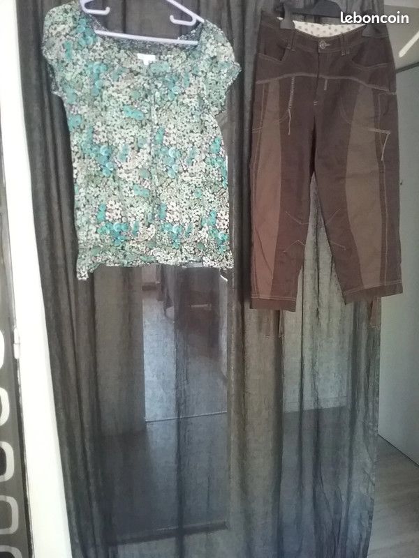 Ensemble blouse et pantalon (image 1)