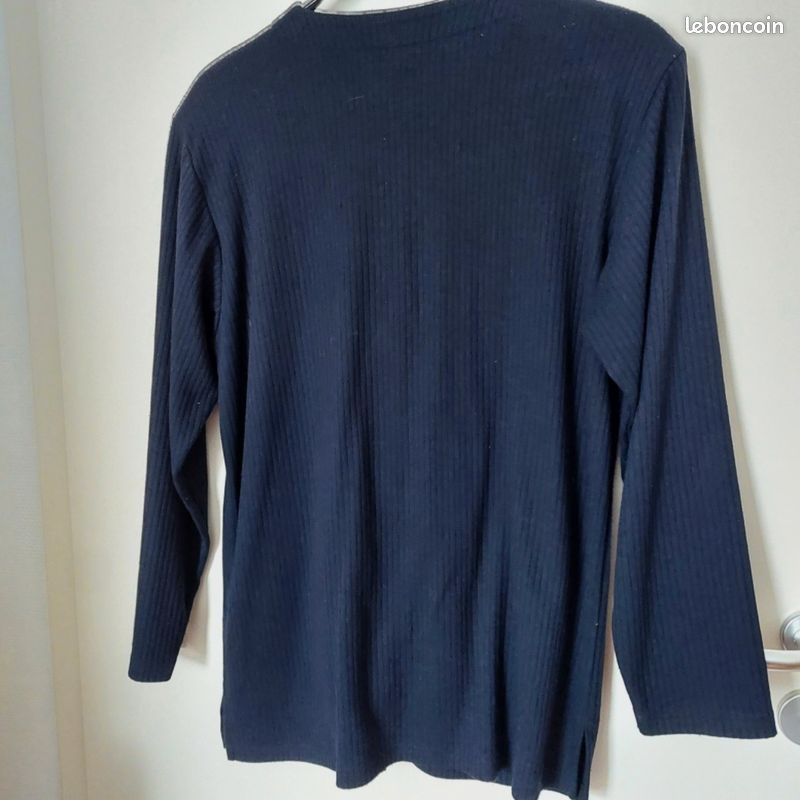 Veste femme T 40 marine (image 2)