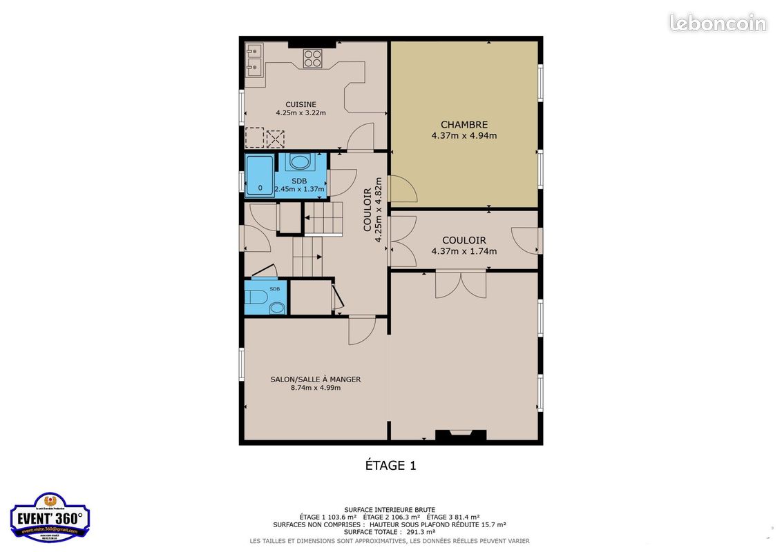 Propriété 10 pièces 280 m² (image 17)