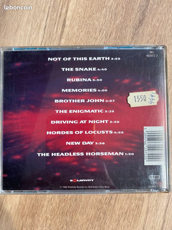 Joe satriani not of this earth (image 2)