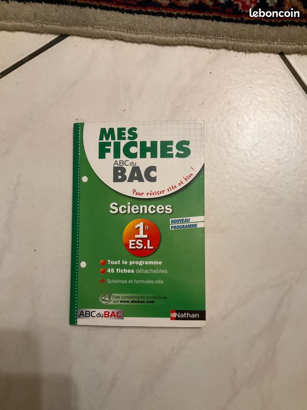 Fiches Bac Physique-Chimie et SVT (image 1)