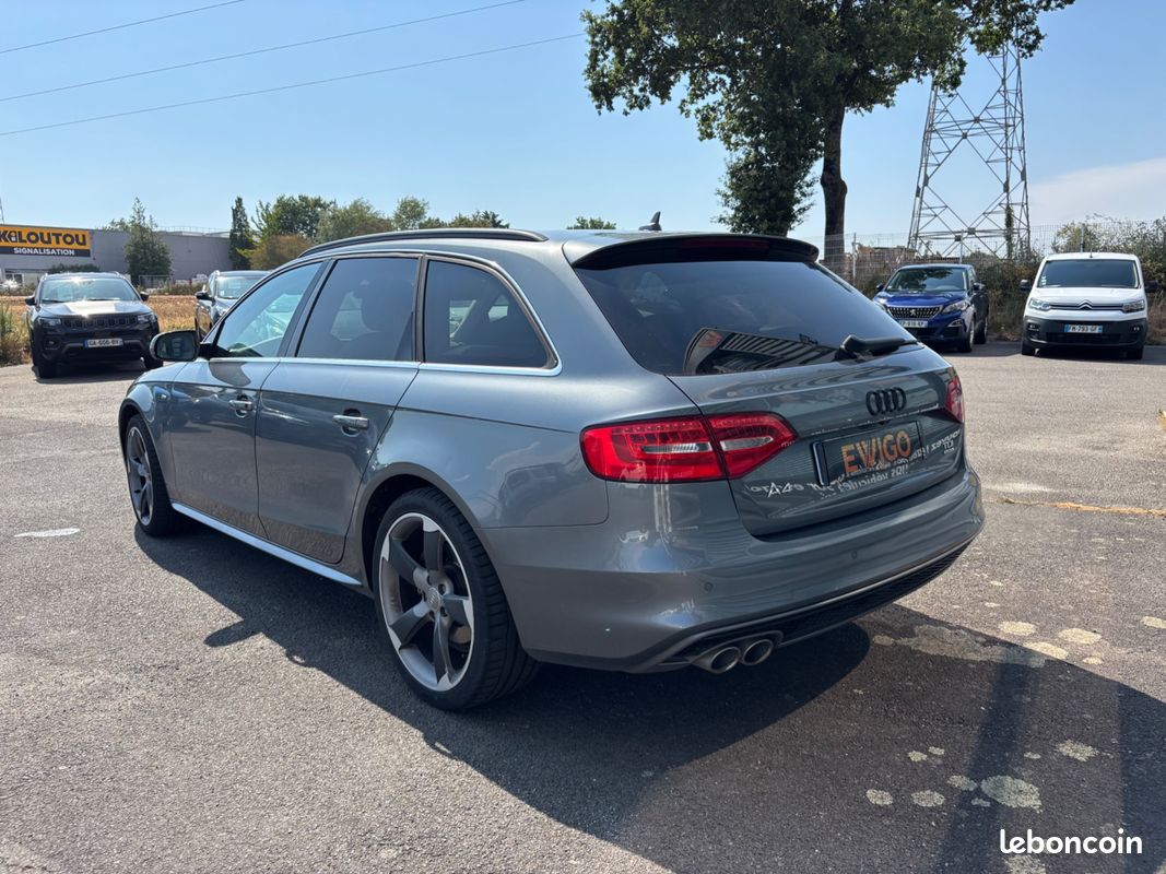 AUDI A4 AVANT 2.0 TDI 190 Ch S-line QUATTRO - Entretien Complet Audi - Caméra de recul - Sièges AV Elec (image 2)