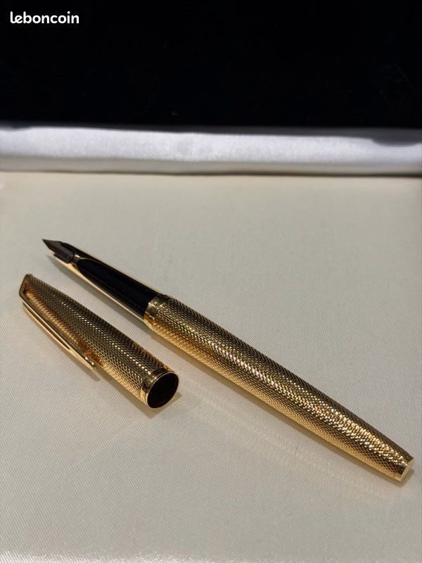 Stylo Plume Waterman CF Argenté Et Doré - Plume En Or 18 Carats - Neuf Avec étiquettes