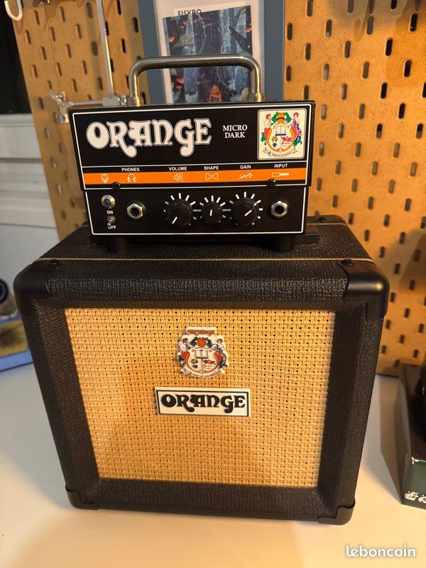 Orange Micro Dark - Tête D'Ampli Hybride 20W Compacte Pour Guitare Électrique