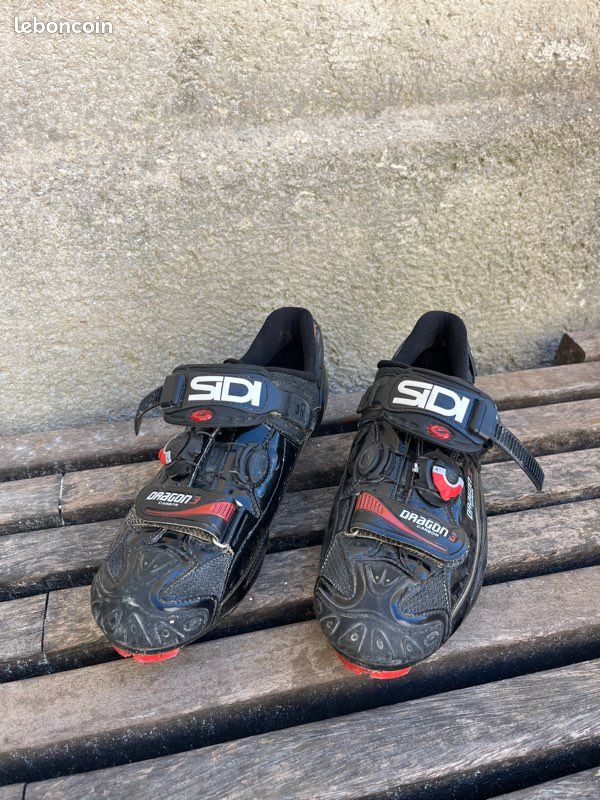 Paire de chaussures pour pédales automatiques SIDI DRAGON 3 CARBON (image 1)