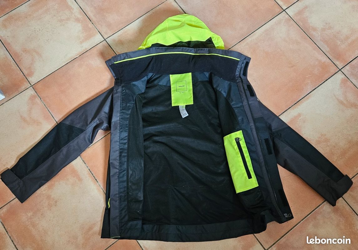 Manteau coupe vent Tribord Decathlon 12/13 ans (image 4)