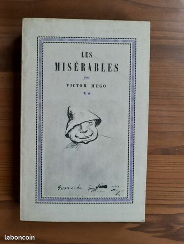 [Livre] - Les Misérables - Tome 2 orné de Dessins Originaux de l'auteur - Bon état (image 1)