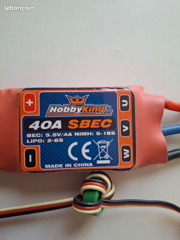 Contrôleur ESC Sans Balais 50A Bediffer – Compatible Lipo 3-6S, Idéal Pour Avions Et Drones RC, Protection Intégrée