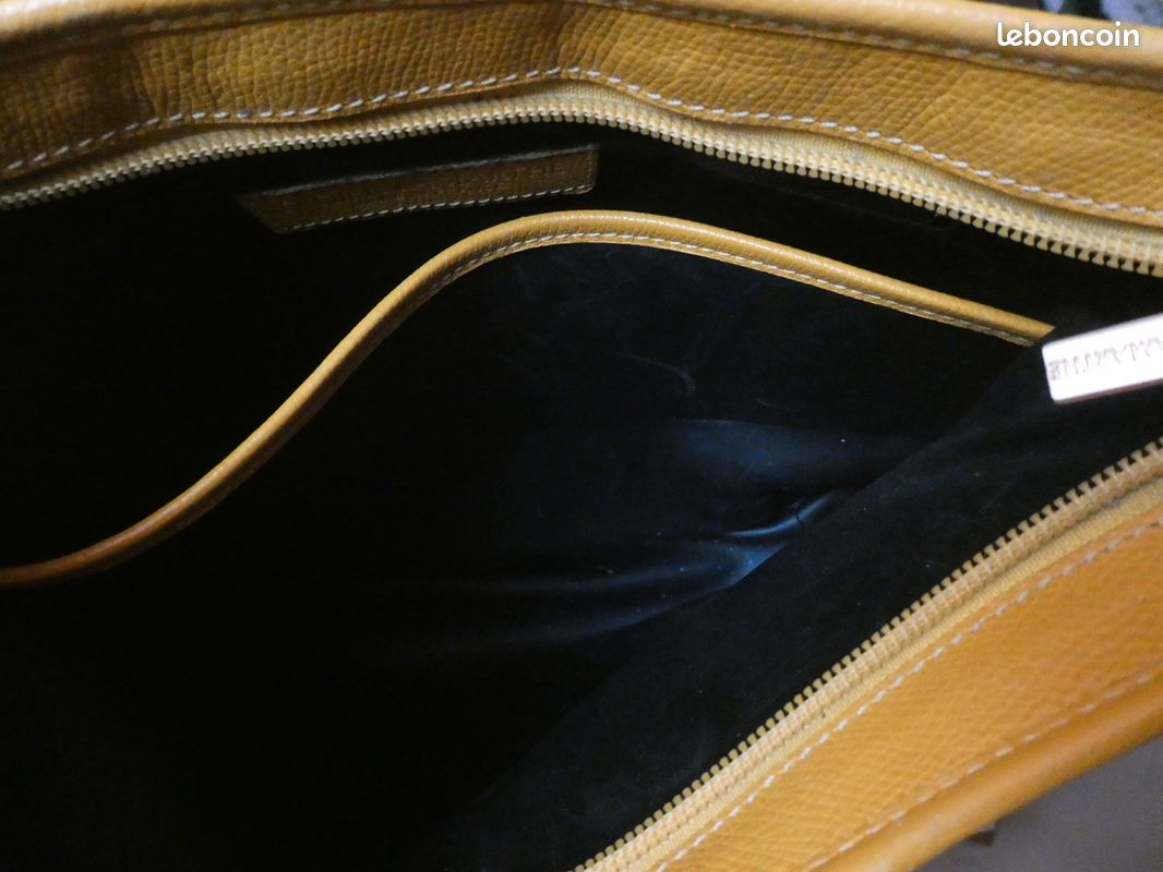 Sac à main jaune Didier Lamarthe vintage (image 8)