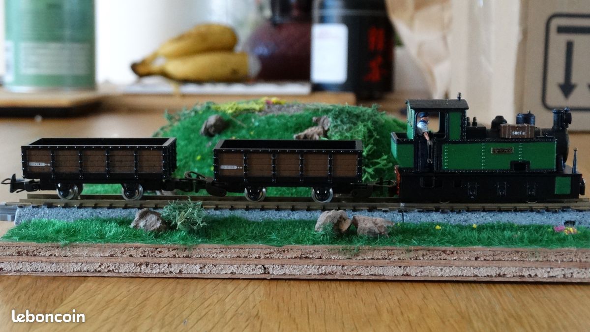 Wagon Tombereau à Guérite HUET En Laiton - Kit Monté AMF87 (Haxo, VB, REE)