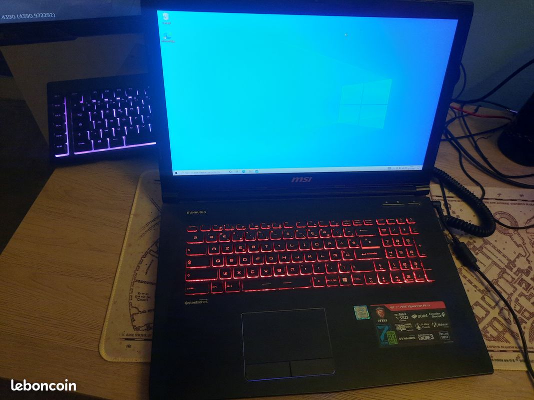 Ordinateur portable MSIGE72 7RE-068XFR (image 1)