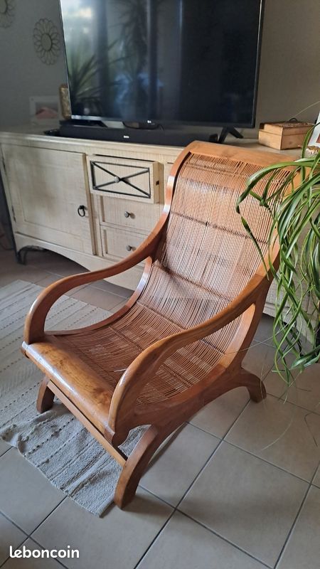 2 Fauteuils tecks (image 1)