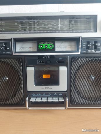 Ghetto Blaster - BIGBEN - Radio FM Bluetooth - 15W - Lecteur K7 - Entrée USB MP3 - TV Son Photo