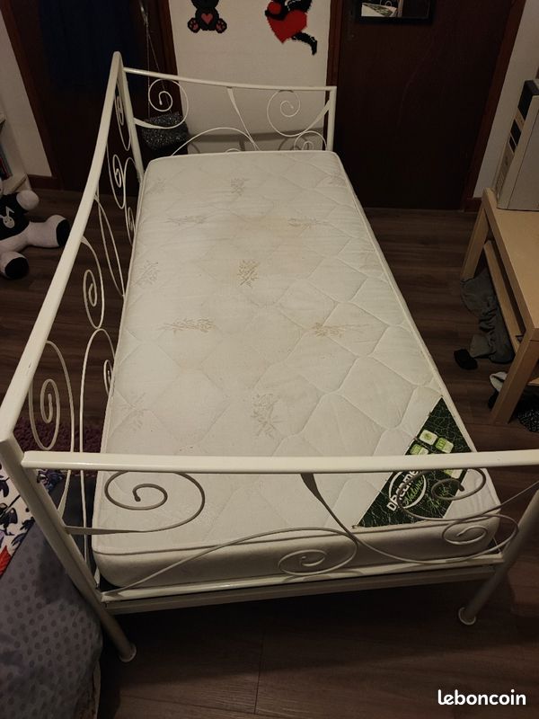 Lit+sommier+matelas (image 1)