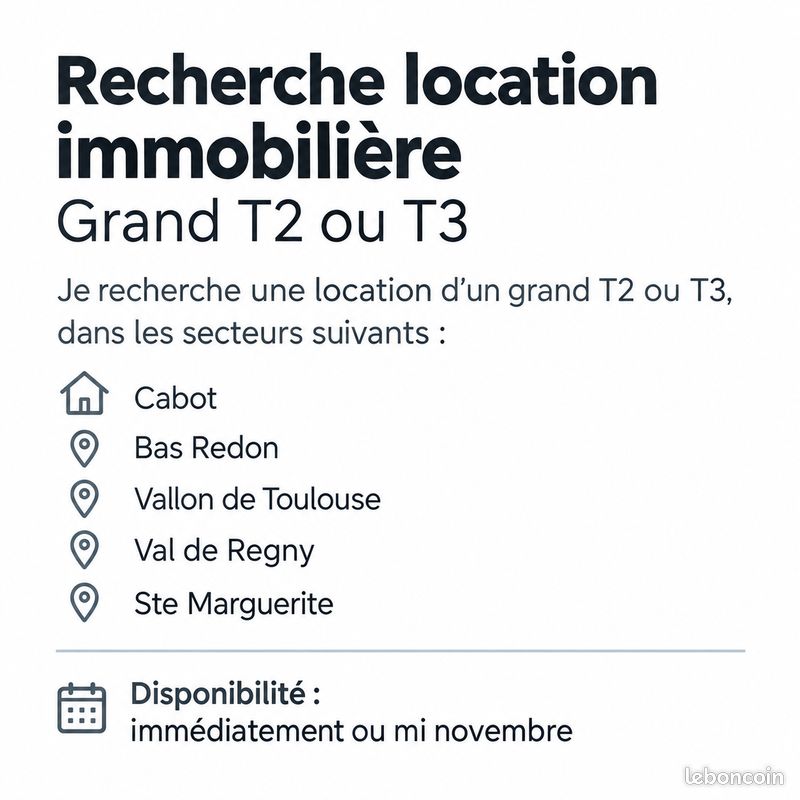 Appartement 2 pièces 50 m² · à Marseille · 50 m² · 850 €/mois