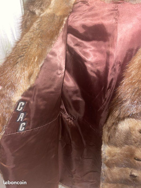 Manteau en fourrure de vison vintage – excellent état – provenance Canada (image 5)