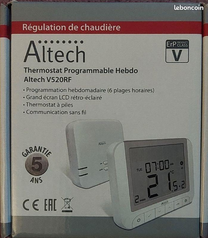Altech Wireless Thermostat Altech Room Thermostat