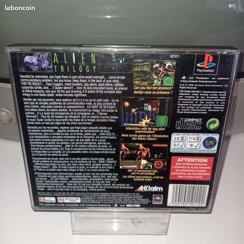 Alien Trilogy PS1 Jeux vidéo