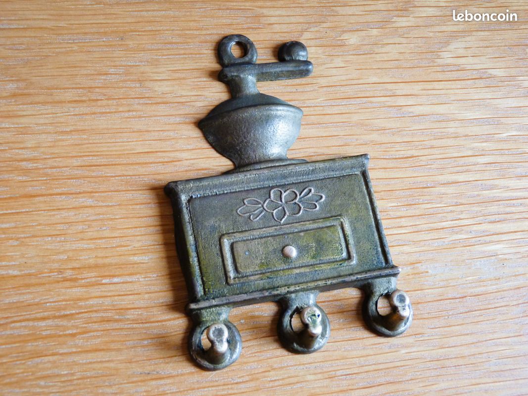 Porte torchon en laiton pour 3 torchons - Décoration