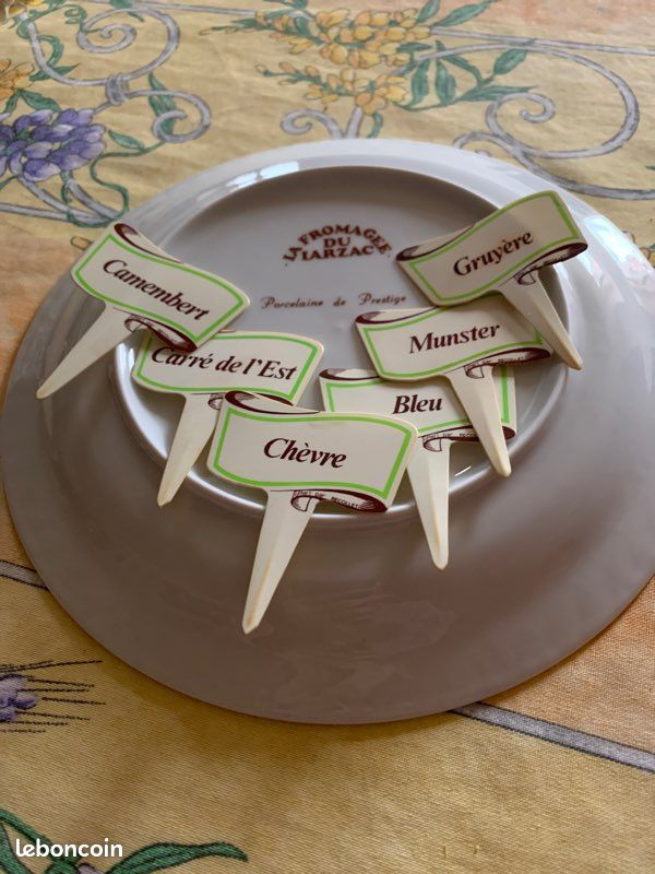 Service à fromage en porcelaine (image 3)