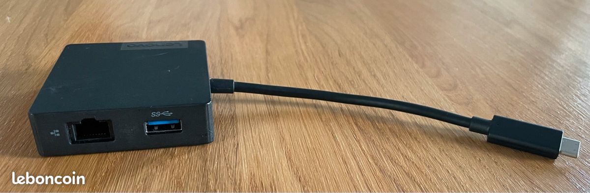 Hub de voyage Lenovo USB-C Travel Hub - USB-C 4 ports pour ordinateur portable Lenovo (USB 3.0 / RJ45 / HDMI / VGA) (image 1)