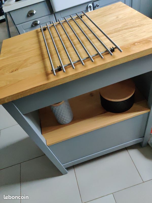 Îlot cuisine IKEA gris TORNVIKEN (image 2)