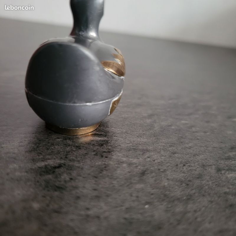 Boite à bijoux Canard en étain et laiton