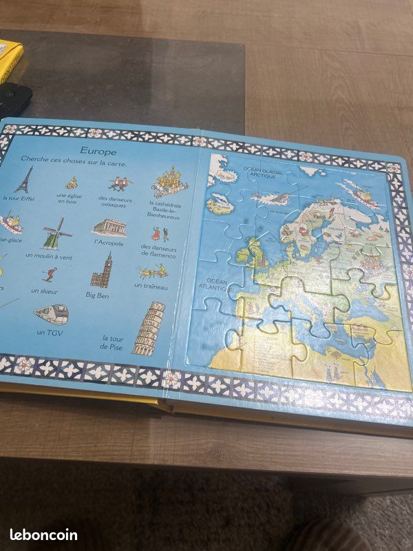Livre puzzle atlas (image 3)