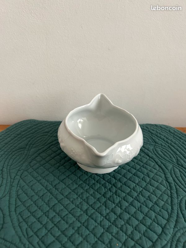 Jolie saucière porcelaine blanche de Limoges (Deshoulières - California) (image 5)