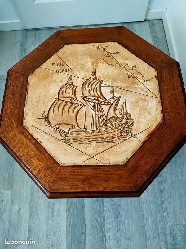 Vends table basse en bois massif (image 2)