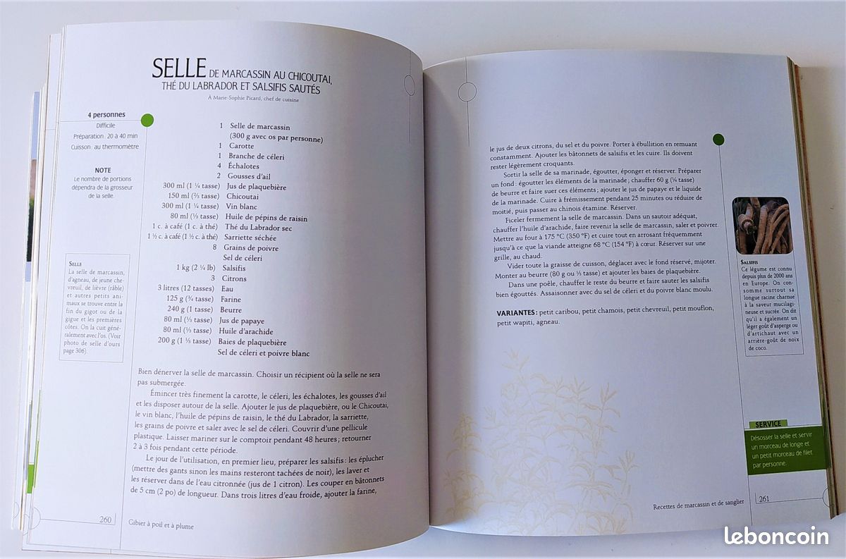 Livre de cuisine et d'information "Gibier à poil et à plume" de Jean-Paul Grappe (image 5)