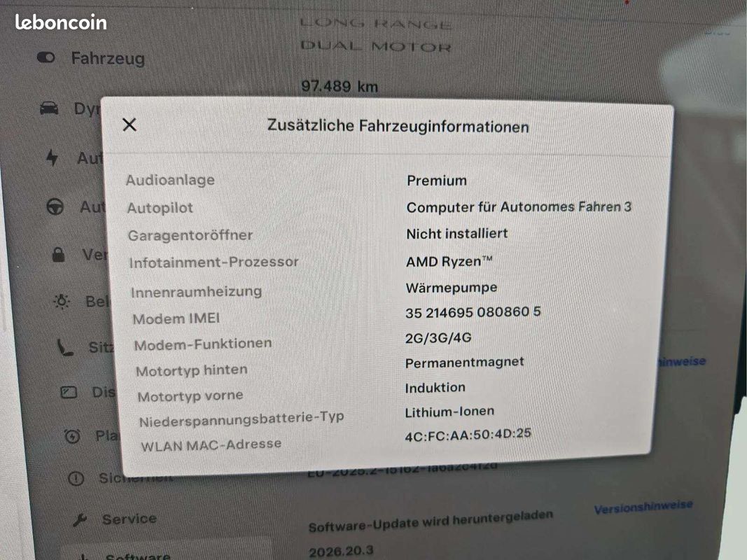 TESLA MODEL Y Performance * Dual Motor AWD * 534 ch * 75 kWh * Toit Pano (image 14)