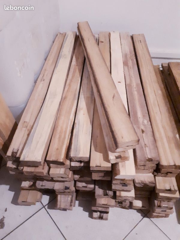 210 planches en bois, cales de palettes de matériaux (image 1)