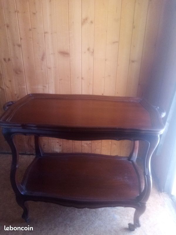 Table desserte roulante avec plateau amovible (image 3)