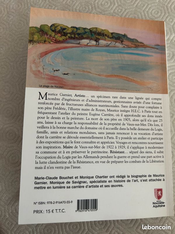 Maurice Garnier, artiste, résistant - 1880 Royan - 1945 Vaux-sur-Mer (image 3)