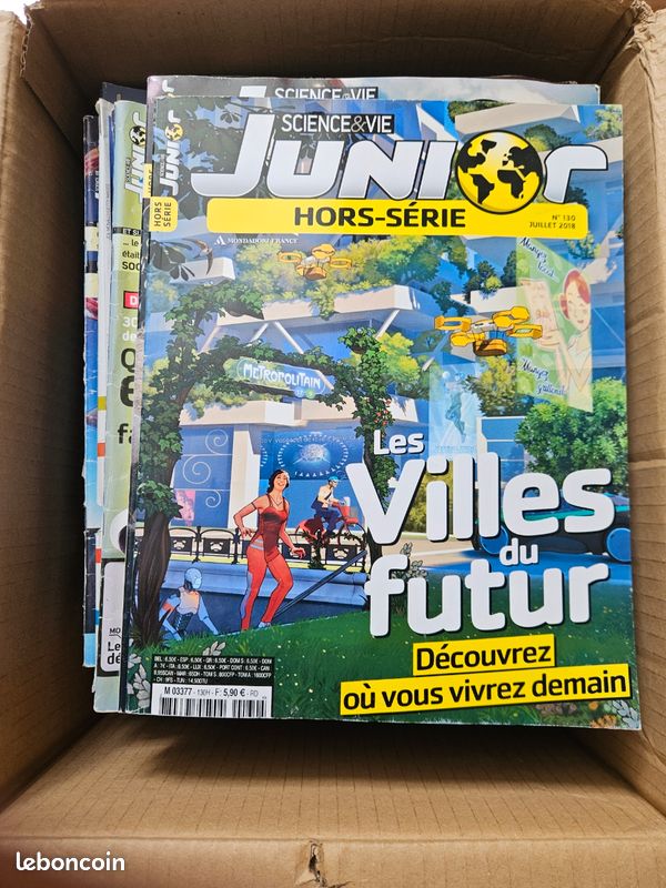 Lot de environ 40 science et vie junior dont hors serie (image 3)