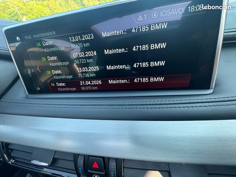 Bmw x6 40d m sport x drive 3.0 313ch 1 main full bmw état neuf (image 8)