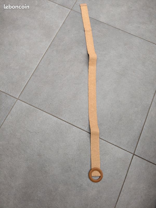 Ceinture beige style cordage Neuve (image 3)