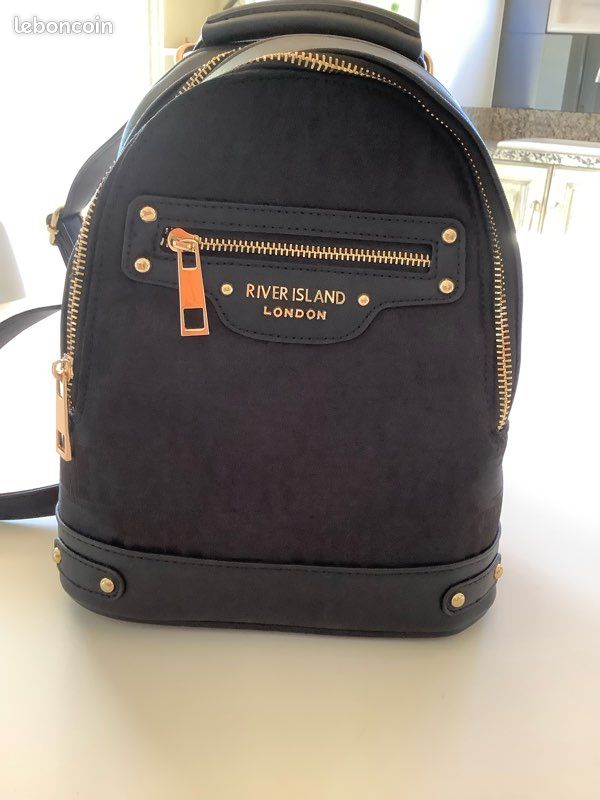 Mini Sac à Dos River Island Femme - Blanc, Simili Cuir, à Clous