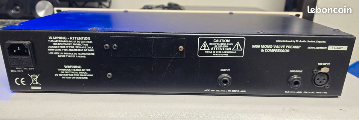 Compressor TL Audio Ivory5050 (image 3)
