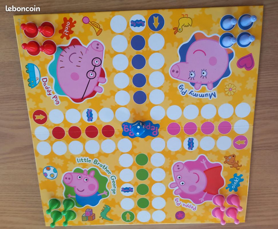 Jeu des Petits Chevaux version PeppaPig (image 1)