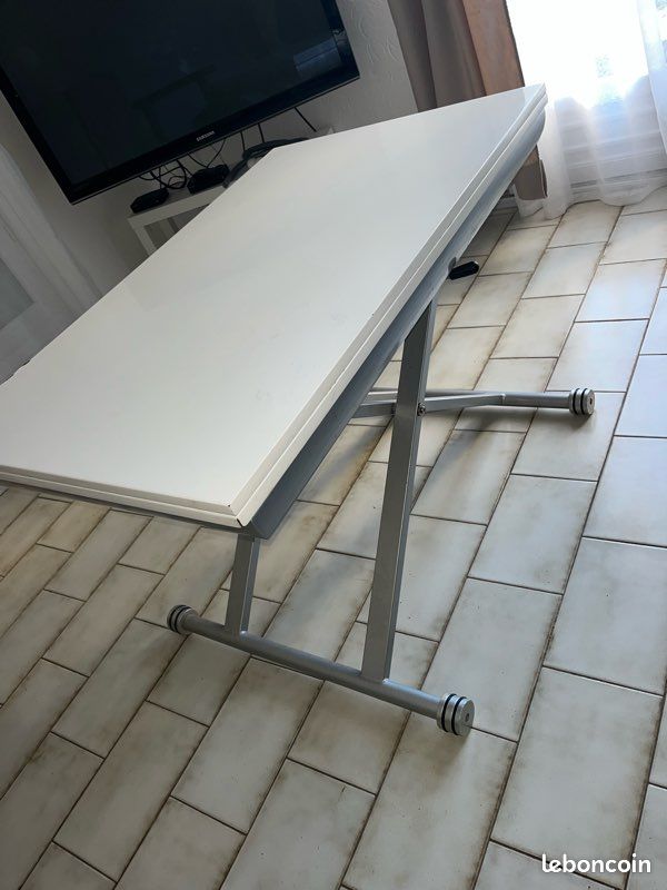 Table basse extensible relevable en table à manger (image 2)