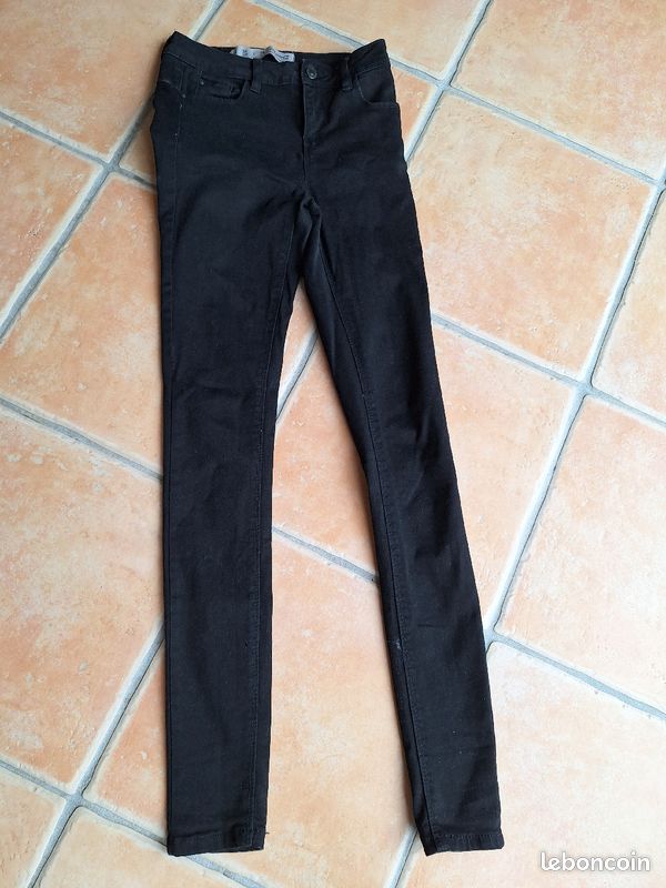 Pantalon noir Skinny taille 34 (image 1)
